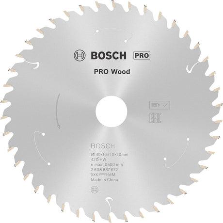 Bosch Pro Wood Akku-Sägeblatt für Kreissägen 140 x 1,5 x 20 mm - ...