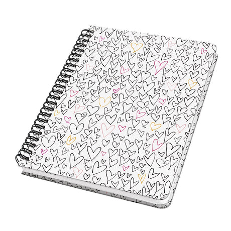 Sigel Notizbuch Jolie A5 Wild Hearts Hardcover Linie 120 Seiten 100 Gramm