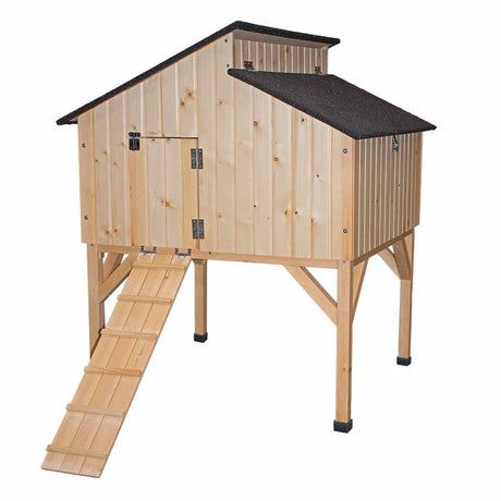 Duvo plus woodland design cackleberry cottage - houten kippenhok - fsc hout - 131x83x114cm