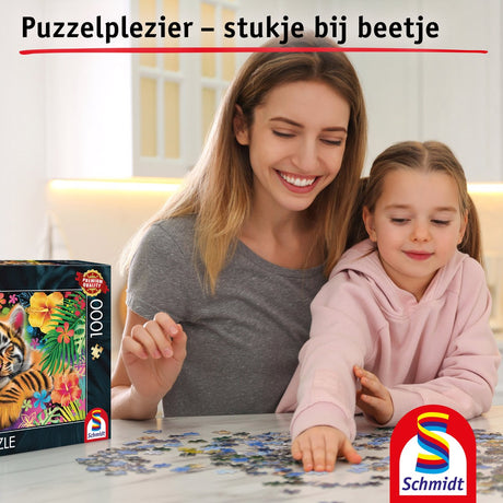 Schmidt - Puzzle - Tigerjunges - 1000 Teile - Erwachsene - ab 12 Jahren