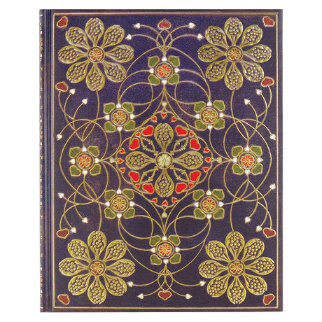 Peter pauper oversize notitieboek - antique blossoms - 18x23 cm