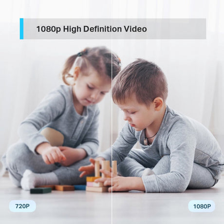 TP-Link Tapo C200 Sicherheitskamera für den Innenbereich, 2er-Pack – 1080p – Full HD – Schwenk-/Neigefunktion – WLAN-Kamera