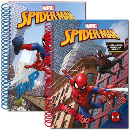 Sans Marque Spiderman-Glitzer-Notizbuch ohne Marke – farbenfrohes Spielzeug-Notizbuch für Kinder.