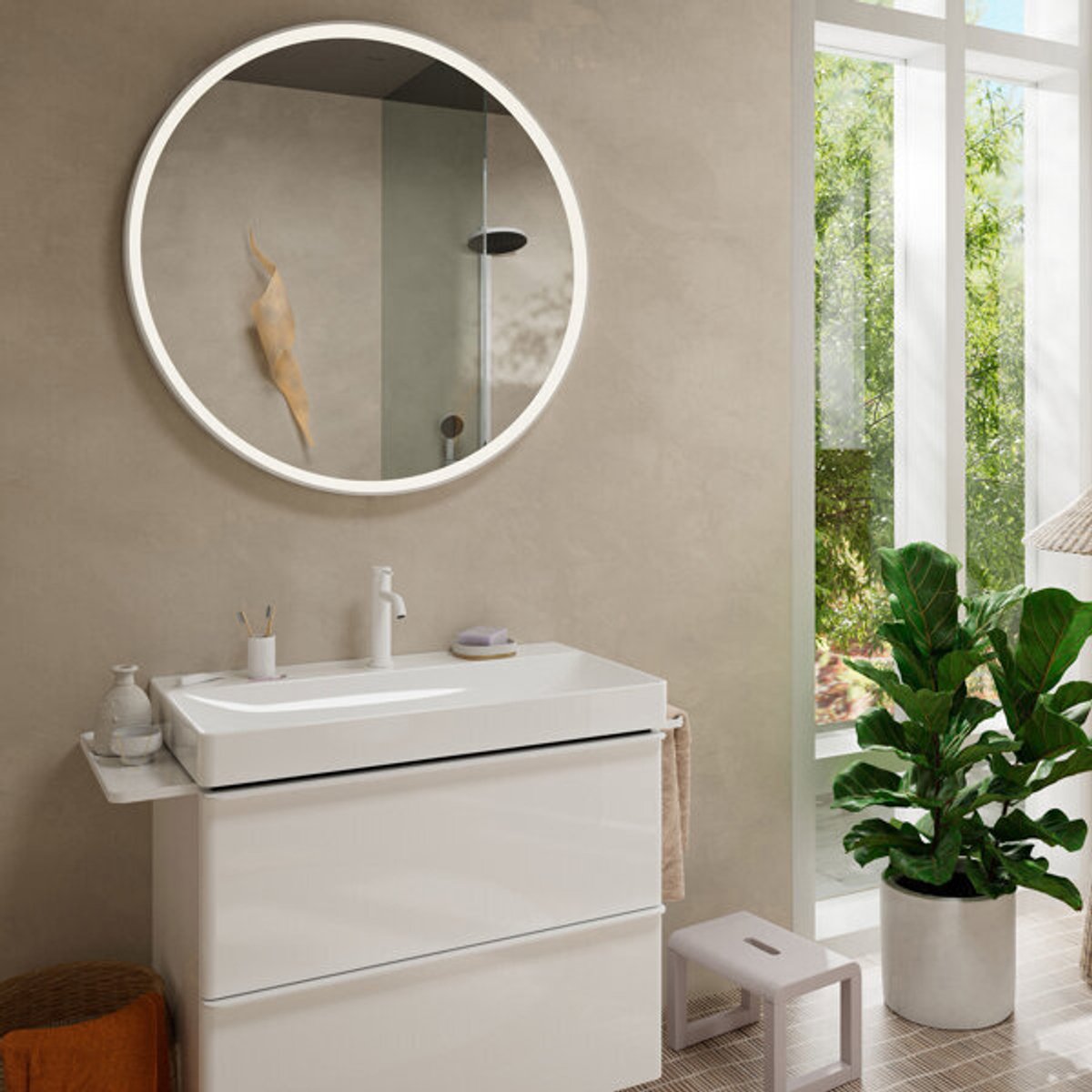 Hansgrohe tecturis s – Waschtischarmatur – Einhebelbedienung – ohne Ablaufgarnitur – Größe 110 mm – Chrom