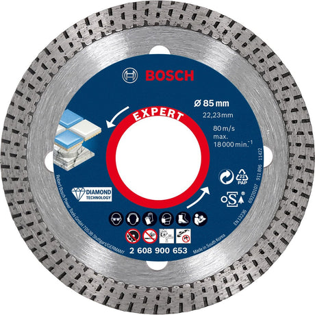 Bosch Expert Hartkeramik-Diamant-Trennscheiben 85 x 22,23 x...