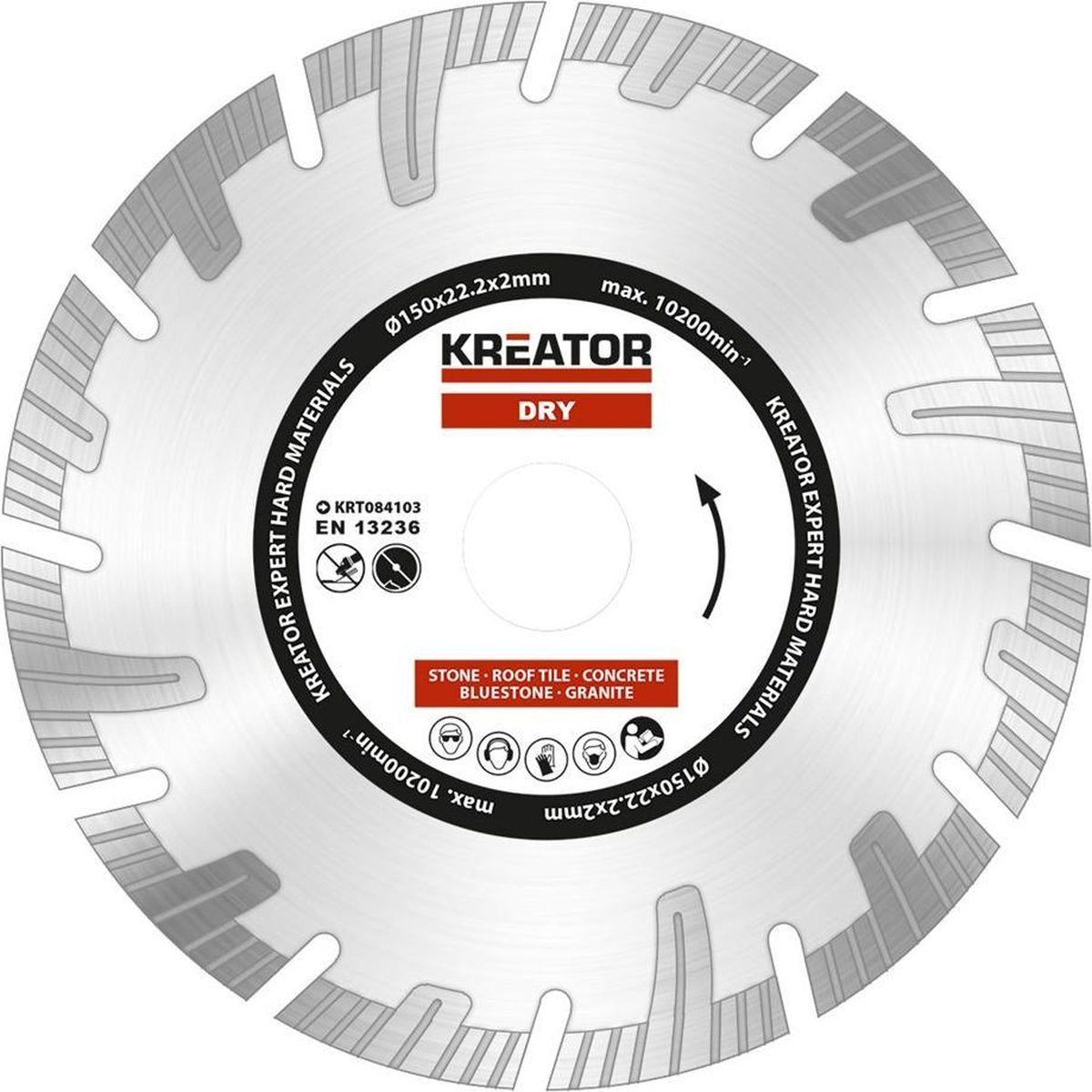 Kreator krt084103 Diamantscheiben-Set – ø150 mm