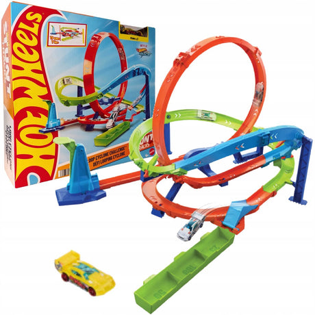 Hot Wheels Action Cyclone Looping-Set – Rennstrecke