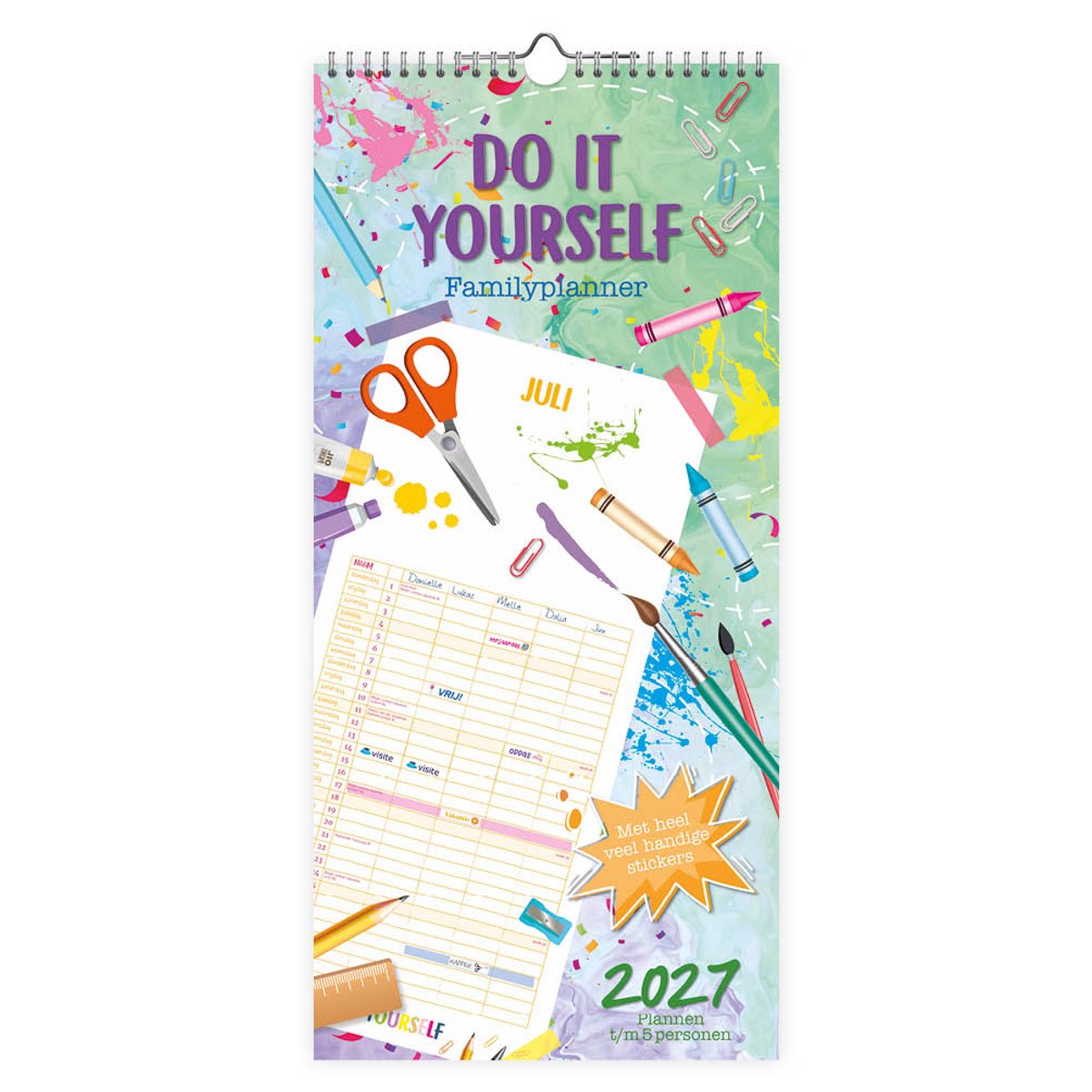 Comello do it yourself familienotitiekalender 2027