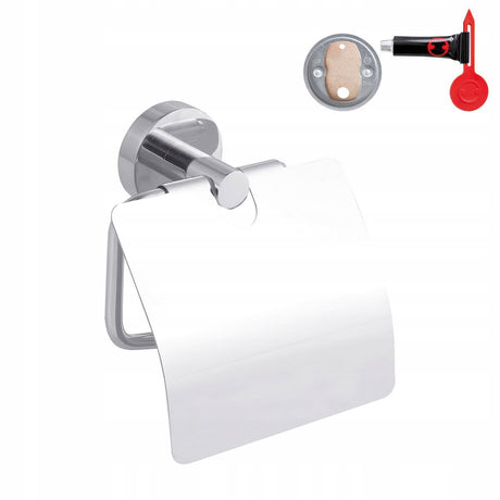 Tesa 1061435 - Smooz Toilettenpapierrolle + Deckel | 1 Stk