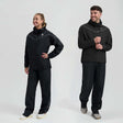 Rogelli commuter essential dames en heren regenpak - zwart