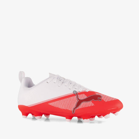 Puma ultra 7 play fg ag jr unisex sportschoenen - ultra red- black- white 36