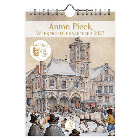 Comello anton pieck weeknotitiekalender 2027 stadhuis amsterdam