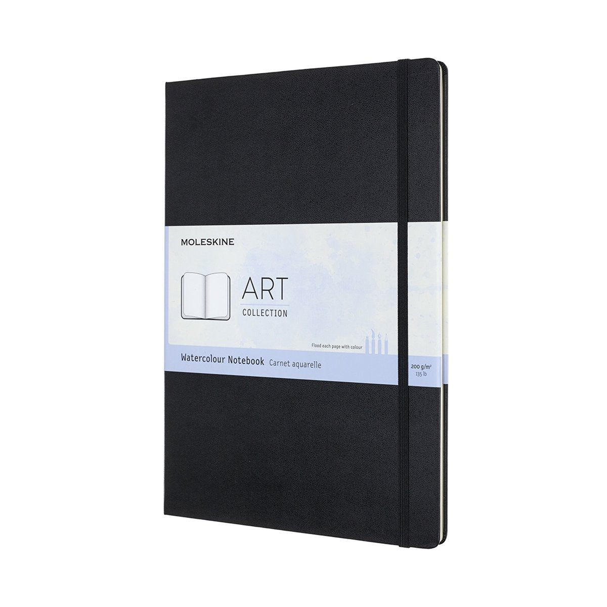 Moleskine Art Aquarell-Notizbuch – A4 – Hardcover – Schwarz