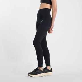 New balance sport pocket high rise legging dames sportbroek - black xl