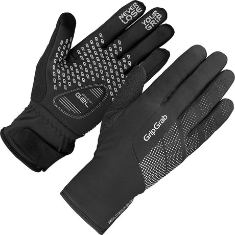 Gripgrab – Ride wasserdichte Winter-Fahrradhandschuhe, langfingerig, wasserdicht mit Polsterung – Unisex – Schwarz – Größe XS