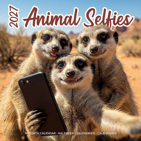 Plenty gifts animal selfies kalender 2027