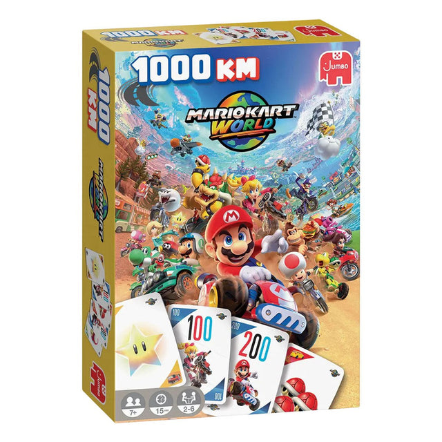Jumbo - 1000km pocket mario kart world - kaartspel - pocket editie voor kinderen - vanaf 7 jaar