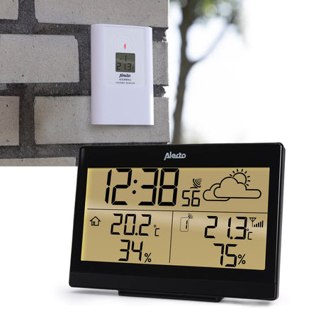 Alecto ws-2300 – professionelle Wetterstation mit kabellosem Außensensor – 2-in-1