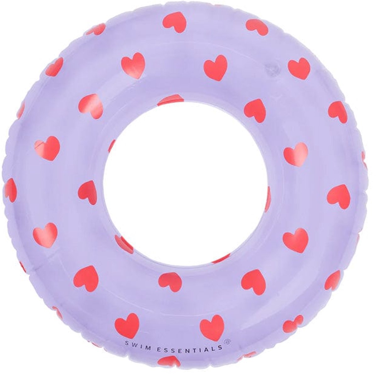 Swim Essentials – Schwimmbad – ø95 cm – Rosa – süße Herzen – Kind – Flamingokopf