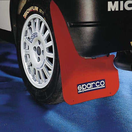 Sparco Universal-Schmutzfänger 'groß' - rot, 2er-Set