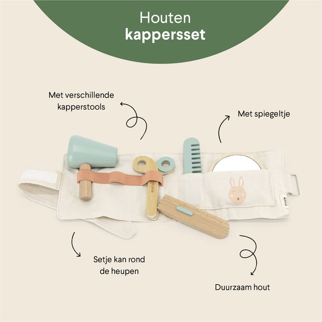 Trixie Wooden Kapperset, 6dlg.