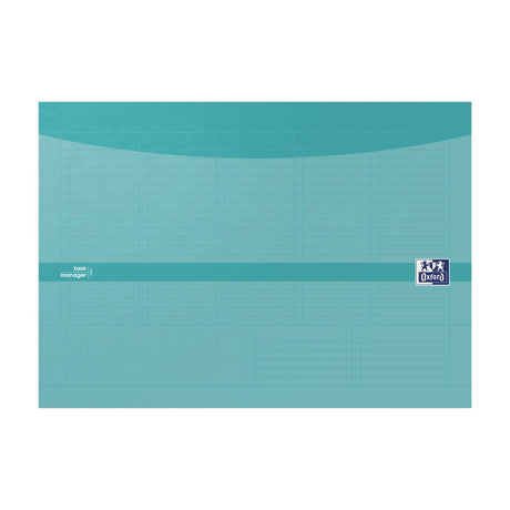 Oxford Task Manager Wochenplaner, A4, 60 Blatt, Aqua-Notizbuch für Aufgaben