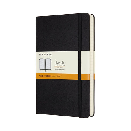 Moleskine classic notitieboek - expanded - large - hardcover - gelinieerd - zwart