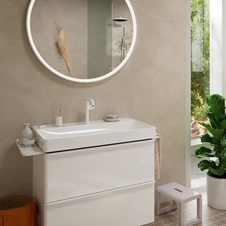 Hansgrohe tecturis s - wastafelkraan - ééngreeps bediening - coolstart energiebesparend - zonder waste - 150mm maat - chroom