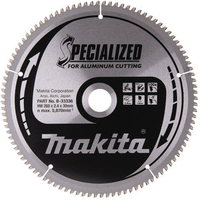 Makita Zubehör Kappsägeblatt Aluminium Spezial 260x30x2,4 100t -5g
