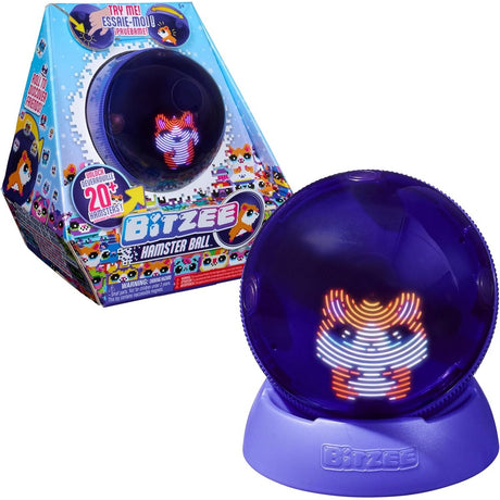 Bitzee Hamsterball – interaktives Spielzeug mit mehr als 20 Hamstern – rollt und reagiert auf Berührung – digitales Haustierspielzeug