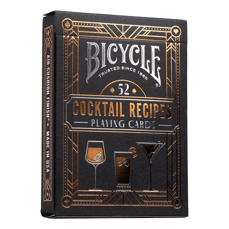 Bicycle-Cocktail-Rezepte – 52 Premium-Spielkarten 52 Cocktail-Rezepte – Kreativ – Poker – Sammlerstück