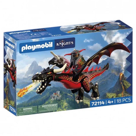 Playmobil knights zwarte draak - 72114