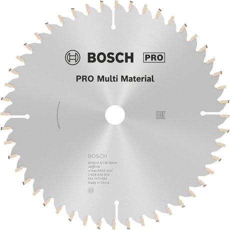 Bosch cirkzb multi 184x16x2,4 48t tr-f
