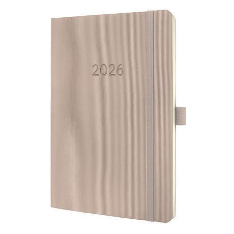Sigel Wochenplaner 2026 Conceptum – Größe A5 – Taupe – Softcover – SI-C2630