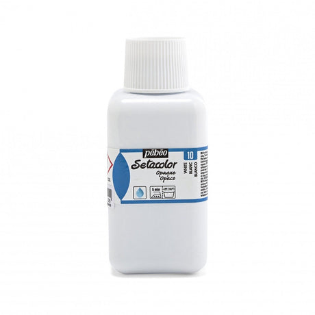Pebeo fabric paint setacolor 250ml – 10 titanium white