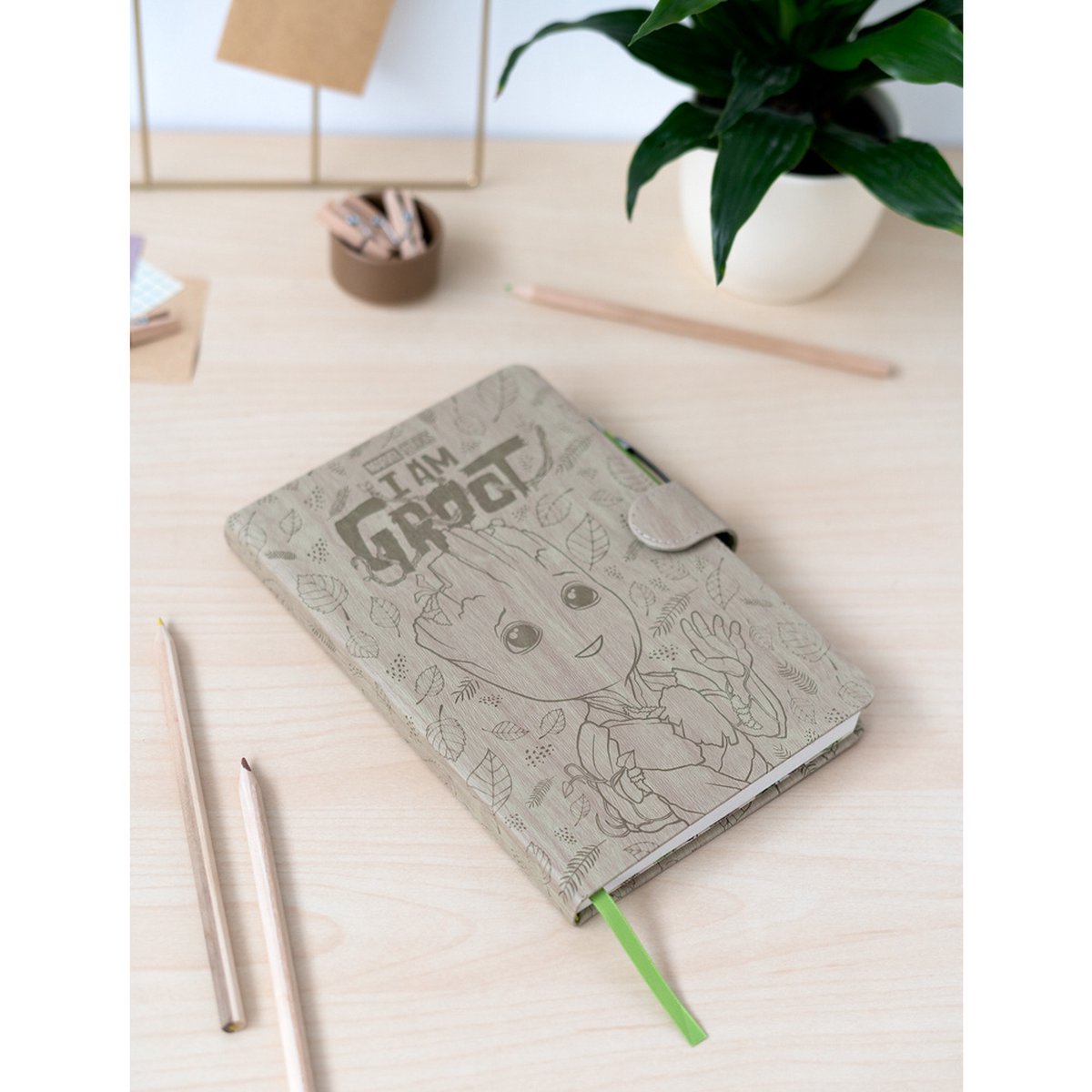Grupo erik marvel guardians of the galaxy - groot a5 premium with projector pen notitieboek - multicolours
