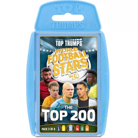 Winning Moves Top Trumps – Kartenspiel – World Football Stars Top 200 – Pack 3 6 – Englisch