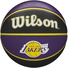 Wilson NBA La Lakers (Größe 7) Basketball – lila gelb | Größe: 7