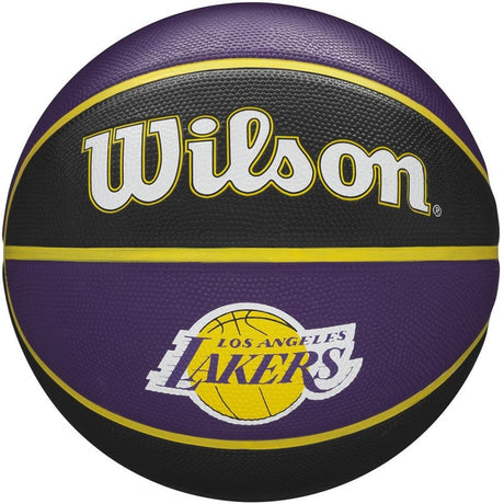 Wilson NBA La Lakers (Größe 7) Basketball – lila gelb | Größe: 7