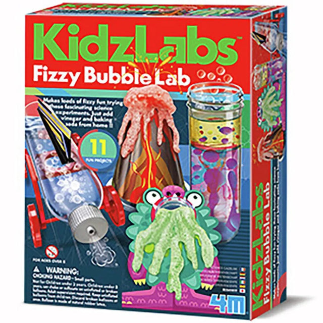 4m Wissenschaft und Spiele – Ihr lebendiges Blasenlabor – 11 Experimente – Chemie – Kidzlabs – 5 Jahre