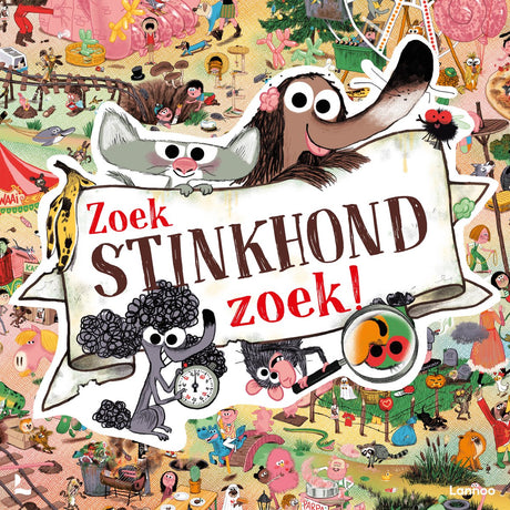 Terra Lannoo Brettspiel Stinkhund-Suchspiel für Kinder und Familie.