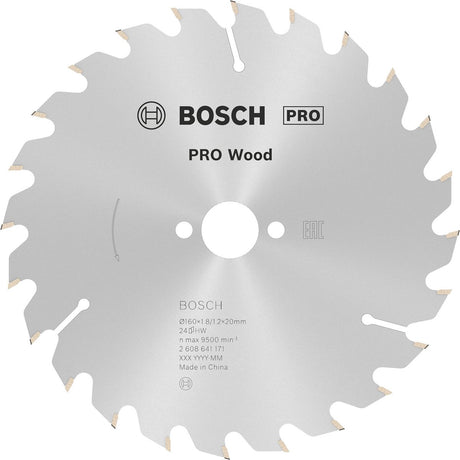 Bosch cirkzb opt 160x20 16x1,8 24t wz