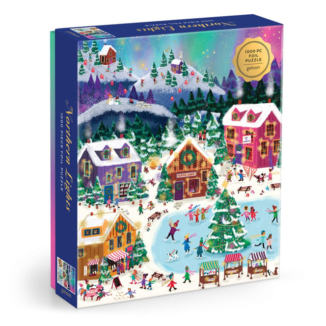 Joy laforme northern lights 1000 piece foil puzzle