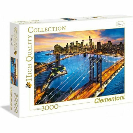 Clementoni – Puzzle – 3000 Teile – New York – Puzzle für Erwachsene – hochwertige Kollektion
