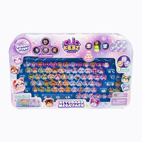 Goliath clickeez series 3 - keyboard mega pack - fidget toys - verzamel ze allemaal - speelgoed - toetsenbord fidget