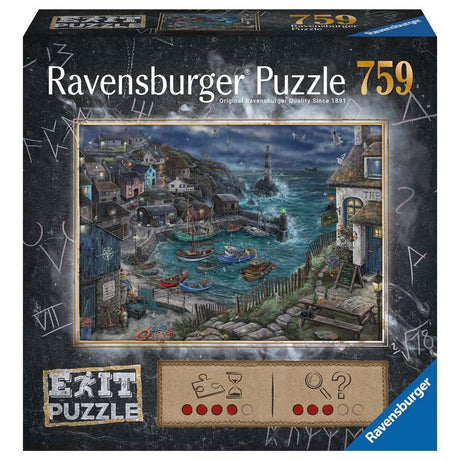 Ravensburger Puzzle Exit Fishing Village – Puzzle 759 Teile für Erwachsene.