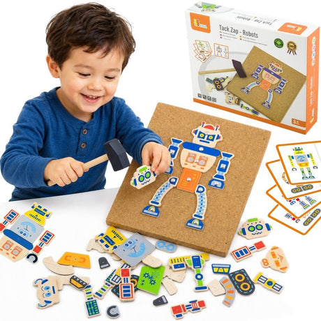 Vigatoys https: www.cchobby.nl viga-hammermosaik-set-roboter-größe-23x18-cm-1-stück