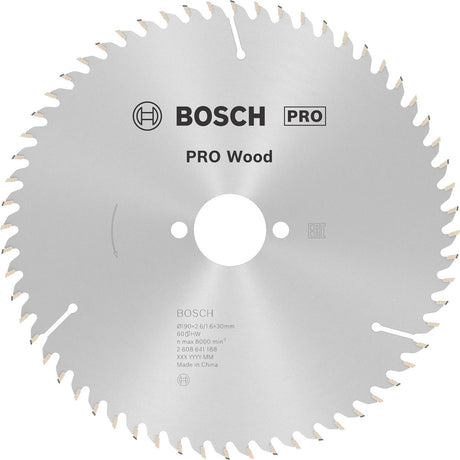 Bosch cirkzb opt 190x30x2,6 60t wz