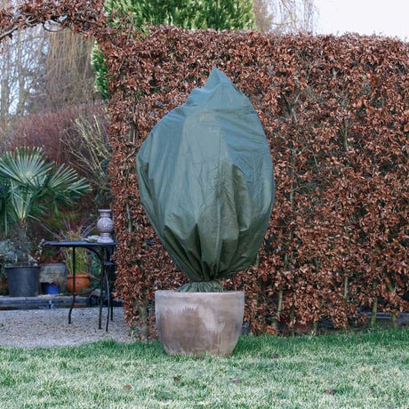 Nature - Winterabdeckung - 250 x ø200cm - grün - Abdeckung - mit Reißverschluss