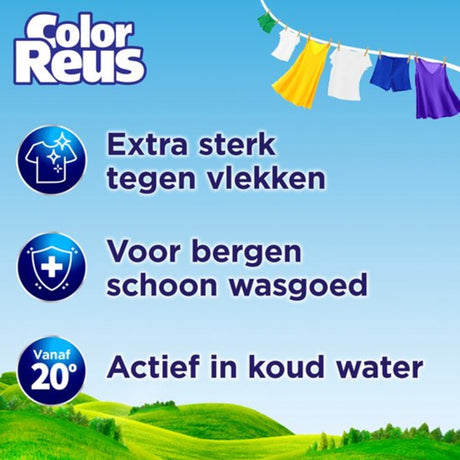 Witte reus - vloeibaar wasmiddel color reus 100 wasbeurten - 2 x 4,5 liter - voordeelverpakking